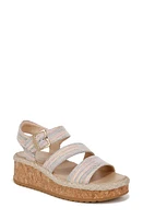 Dr. Scholl's Ellie Platform Wedge Sandal Tan Multi at Nordstrom,