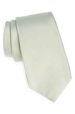 Versace Shovel Silk Rib Tie in Mint at Nordstrom