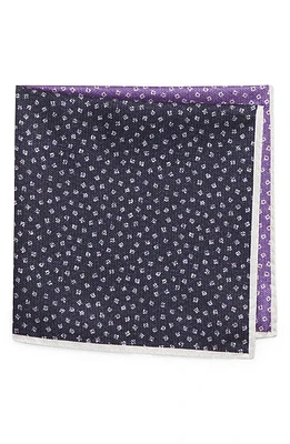 Nordstrom Patchwork Silk Pocket Square in Purple at Nordstrom