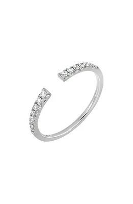 Bony Levy Diamond Cuff Ring 18K White Gold at