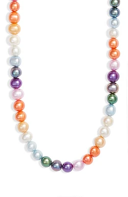 VIDAKUSH Multicolor Freshwater Pearl Necklace in Multi/Gold at Nordstrom, Size 18