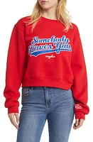 THE MAYFAIR GROUP Somebody Graphic Sweatshirt Red at Nordstrom,