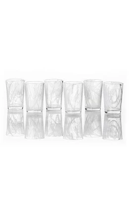 Fortessa Swirl Set of 6 Highball Glasses in Clear at Nordstrom