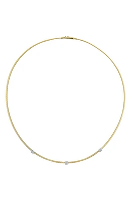 Marco Bicego Masai Diamond Station Necklace in Yellow Gold at Nordstrom, Size 16.5