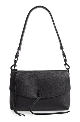 Rebecca Minkoff Darren Leather Shoulder Bag in Black at Nordstrom