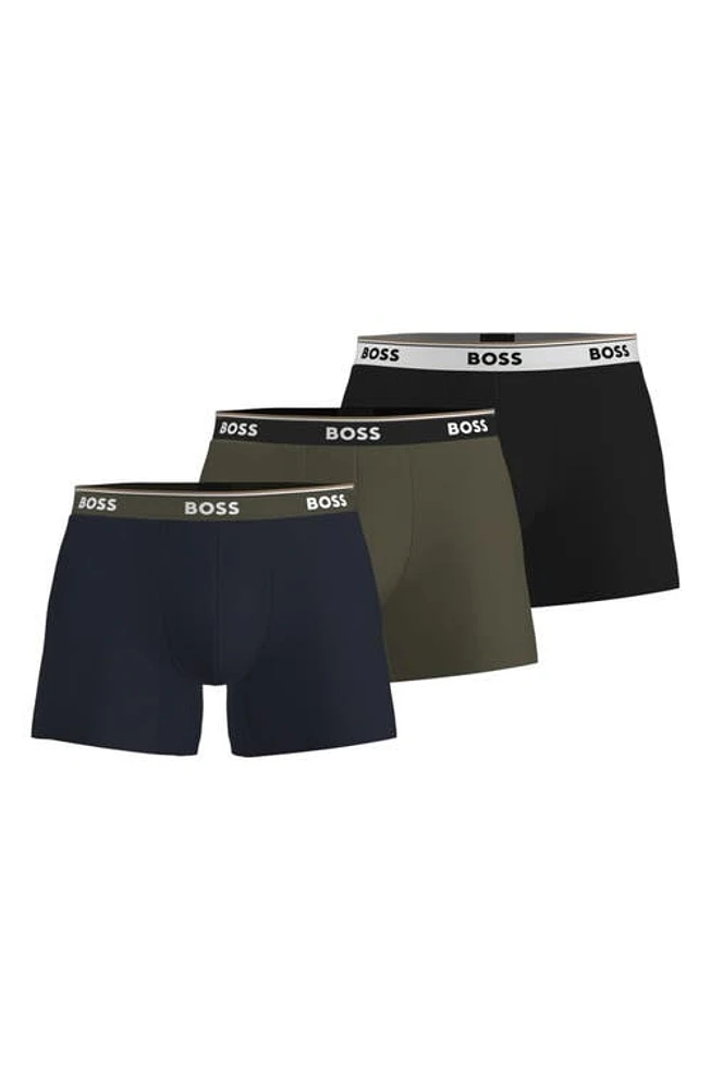 BOSS Assorted 3-Pack Trunks Blue Miscellaneous at Nordstrom,