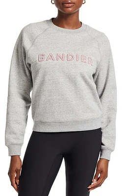 BANDIER Logo Crewneck Sweatshirt at Nordstrom,