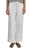 Alex Mill Riley Linen Wide Leg Pants Off White at Nordstrom,