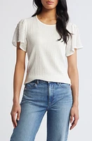 Loveappella Clip Dot Smocked Top at Nordstrom,