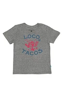 Feather 4 Arrow Kids' Loco Tacos Graphic T-Shirt Grey at Nordstrom,