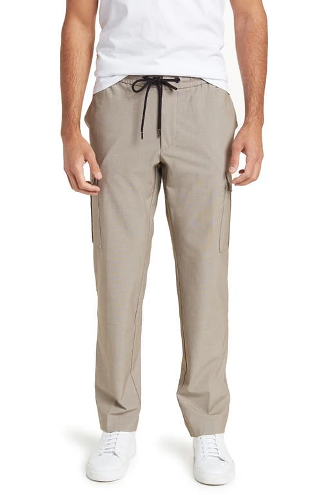 Hugo Boss Banks Tapered Cargo Pants in Beige at Nordstrom, Size 34