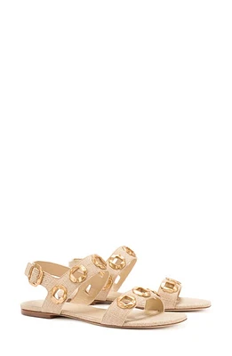 Larroudé Milan Sandal Beige at Nordstrom,