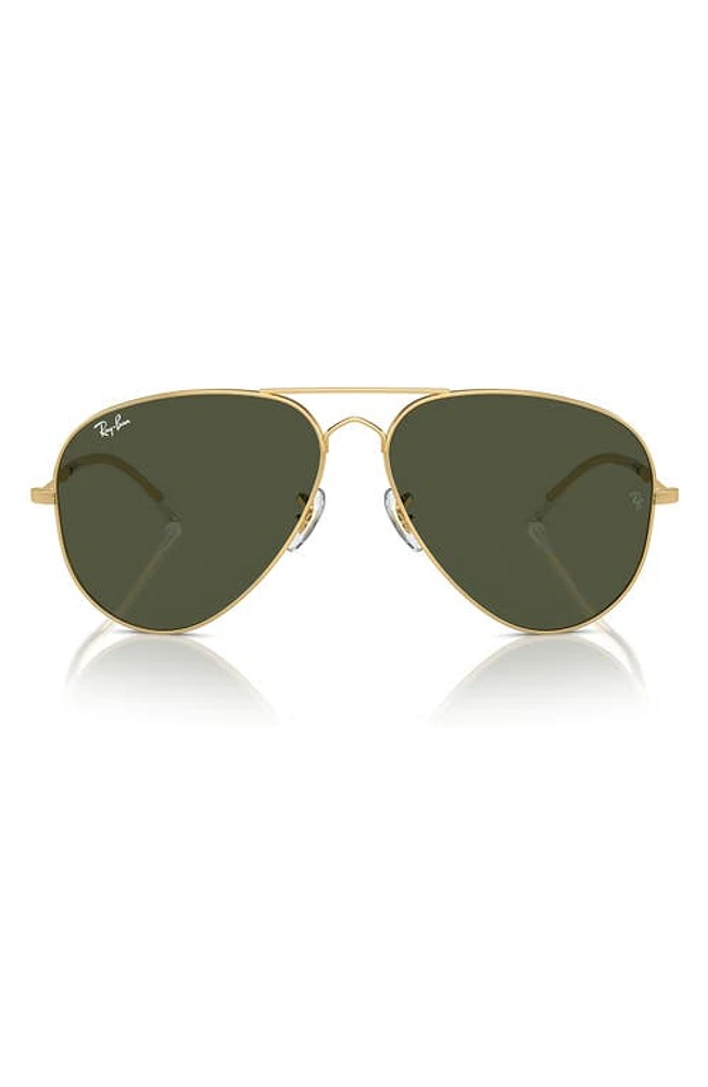 Ray-Ban Old Aviator 62mm Oversize Sunglasses in Gold Flash at Nordstrom