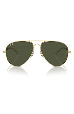 Ray-Ban Old Aviator 62mm Oversize Sunglasses in Gold Flash at Nordstrom