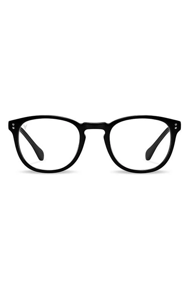 Vincero District 49mm Round Optical Glasses in /Clear at Nordstrom