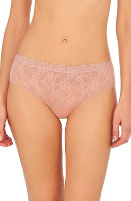 Natori Bliss Allure Lace Briefs in Rose Beige at Nordstrom