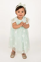 Popatu Star Appliqué Tulle Dress Mint at Nordstrom,