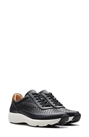 Clarks(r) Tivoli Grace Sneaker Black Leather at Nordstrom,