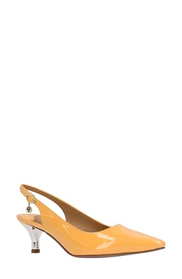 J. Reneé Ferryanne Slingback Pointed Toe Pump Tangerine at Nordstrom,