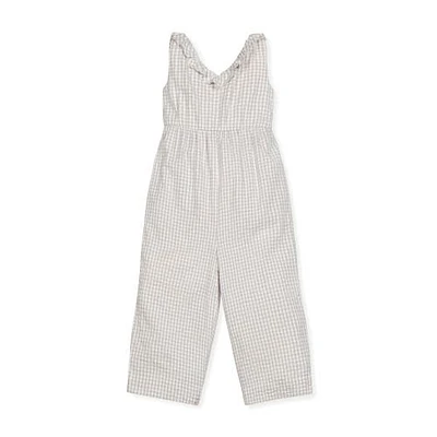 Hope & Henry Girls' Sleeveless Ruffle Neck Jumpsuit, Infant at Nordstrom,