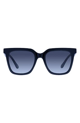 AIRE Meteorite 54mm Gradient D-Frame Sunglasses in Black at Nordstrom