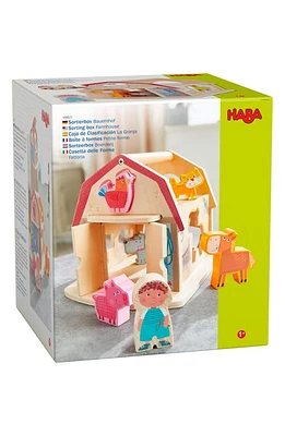 HABA Farmhouse Sorting Box in Red Multi at Nordstrom