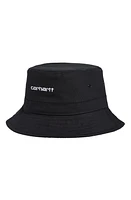 Carhartt Work In Progress Script Bucket Hat in Black White at Nordstrom, Size Small