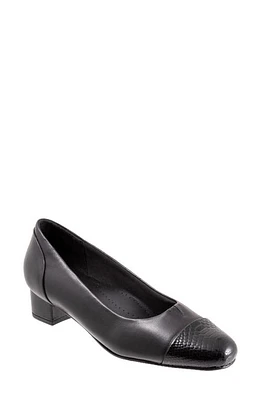 Trotters Daisy Pump Black Snake at Nordstrom,