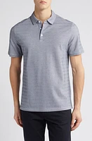 Robert Barakett Safran Slim Fit Cotton Polo Blue at Nordstrom,