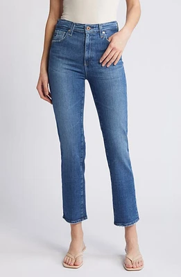 AG Saige Ankle Straight Leg Jeans Alibi Destructed at Nordstrom,