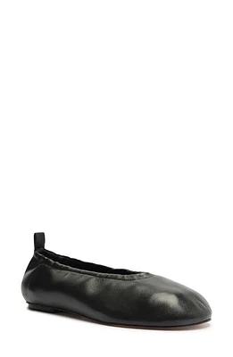 Schutz Eudora Ballet Flat Black Leather at Nordstrom,