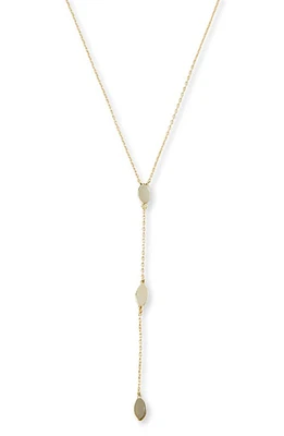 Argento Vivo Sterling Silver Organic-Shape Y-Necklace in Gold at Nordstrom