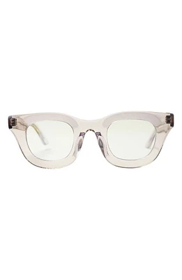 Wisdom Frame 3 43mm Round Sunglasses in Clear at Nordstrom