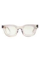 Wisdom Frame 3 43mm Round Sunglasses in Clear at Nordstrom