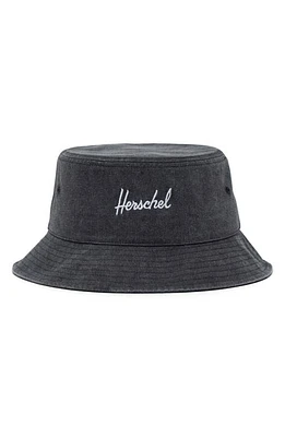 Herschel Supply Co. Norman Cotton Twill Bucket Hat in Black at Nordstrom