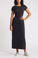 BP. Open Back Stretch Cotton Knit Midi Dress at Nordstrom,