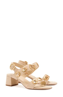 Larroudé Milan Slingback Sandal Beige at Nordstrom,