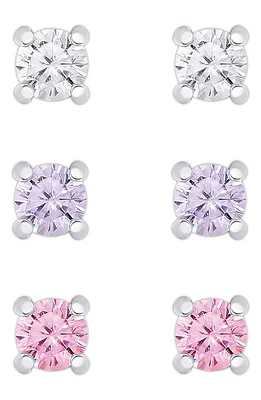 Lily Nily Pack of 3 Stud Earrings in Silver at Nordstrom