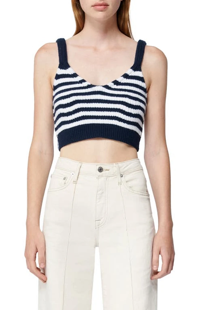 Simkhai Braylee Wool & Cashmere Crop Tank Sweater Midnight Multi at Nordstrom,