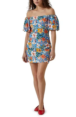 ASTR the Label Floral Off Shoulder Minidress at Nordstrom,