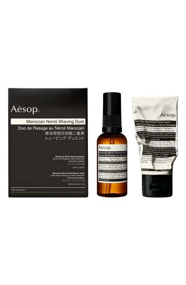 Aesop Moroccan Neroli Shaving Duet in None at Nordstrom