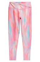 zella Kids' Print Crossover High Waist 7/8 Leggings at