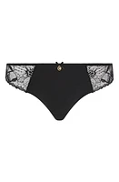 Chantelle Lingerie Orchids Lace Bikini Black at Nordstrom,