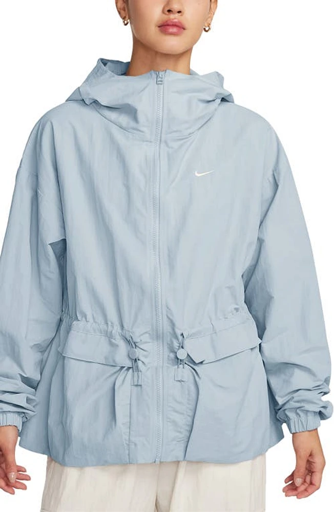 Nike Sportswear Essentials Lightweight Jacket Light Armory Blue/Sail at Nordstrom,