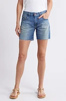 AG Becke High Waist Raw Hem Denim Shorts Years at Nordstrom,