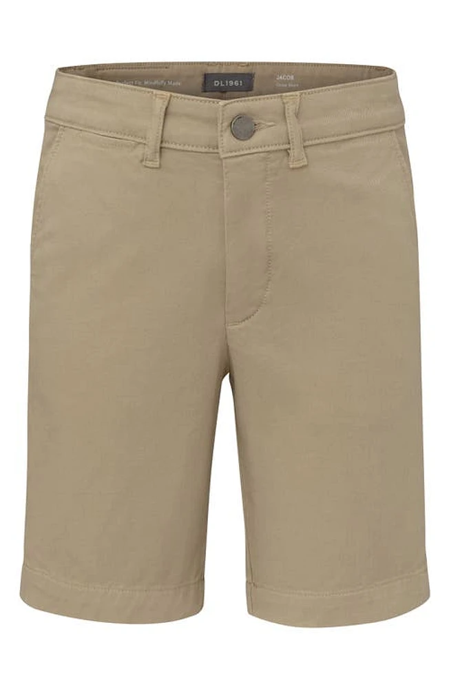 DL1961 Kids' Jacob Stretch Cotton Shorts Sandbar at Nordstrom,