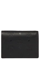 MCM Aren Flap Trifold Mini Wallet in Black at Nordstrom