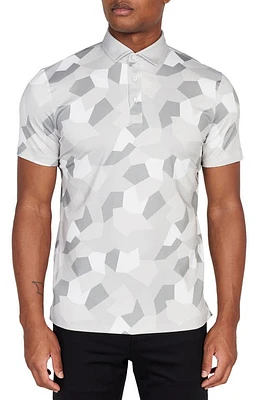 Redvanly Baron Geometric Camo Performance Golf Polo at Nordstrom,