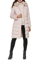 Kenneth Cole New York Memory Faux Fur Trim Hooded Puffer Coat at Nordstrom,