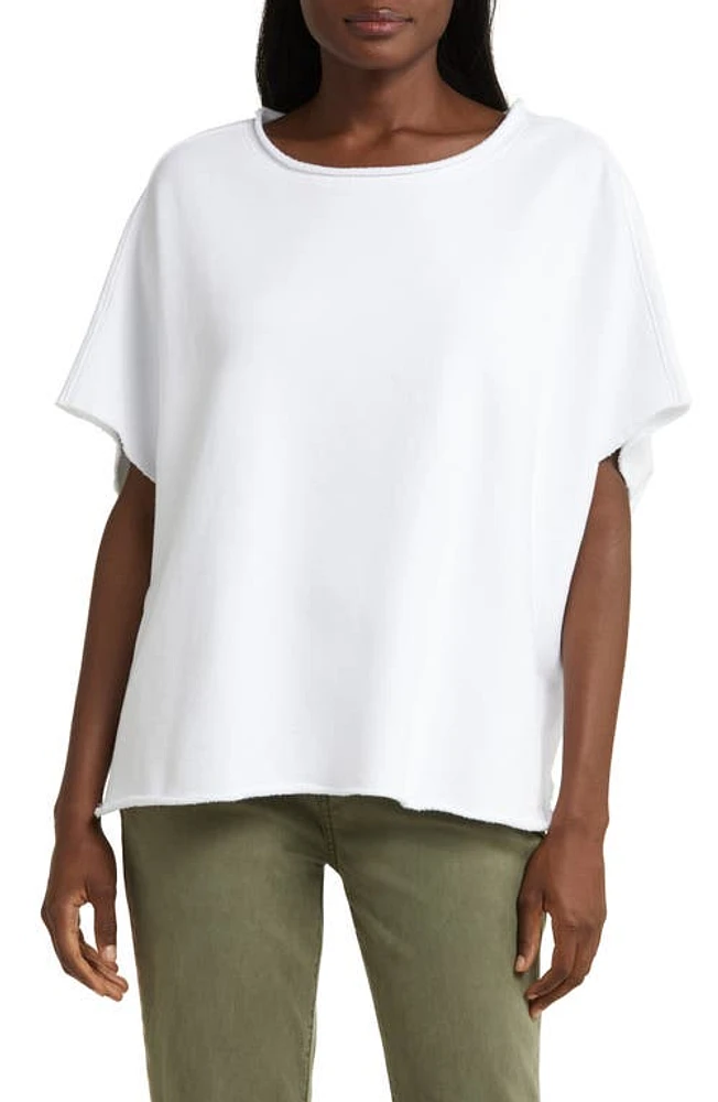 Frank & Eileen Capelet Sweatshirt in White at Nordstrom